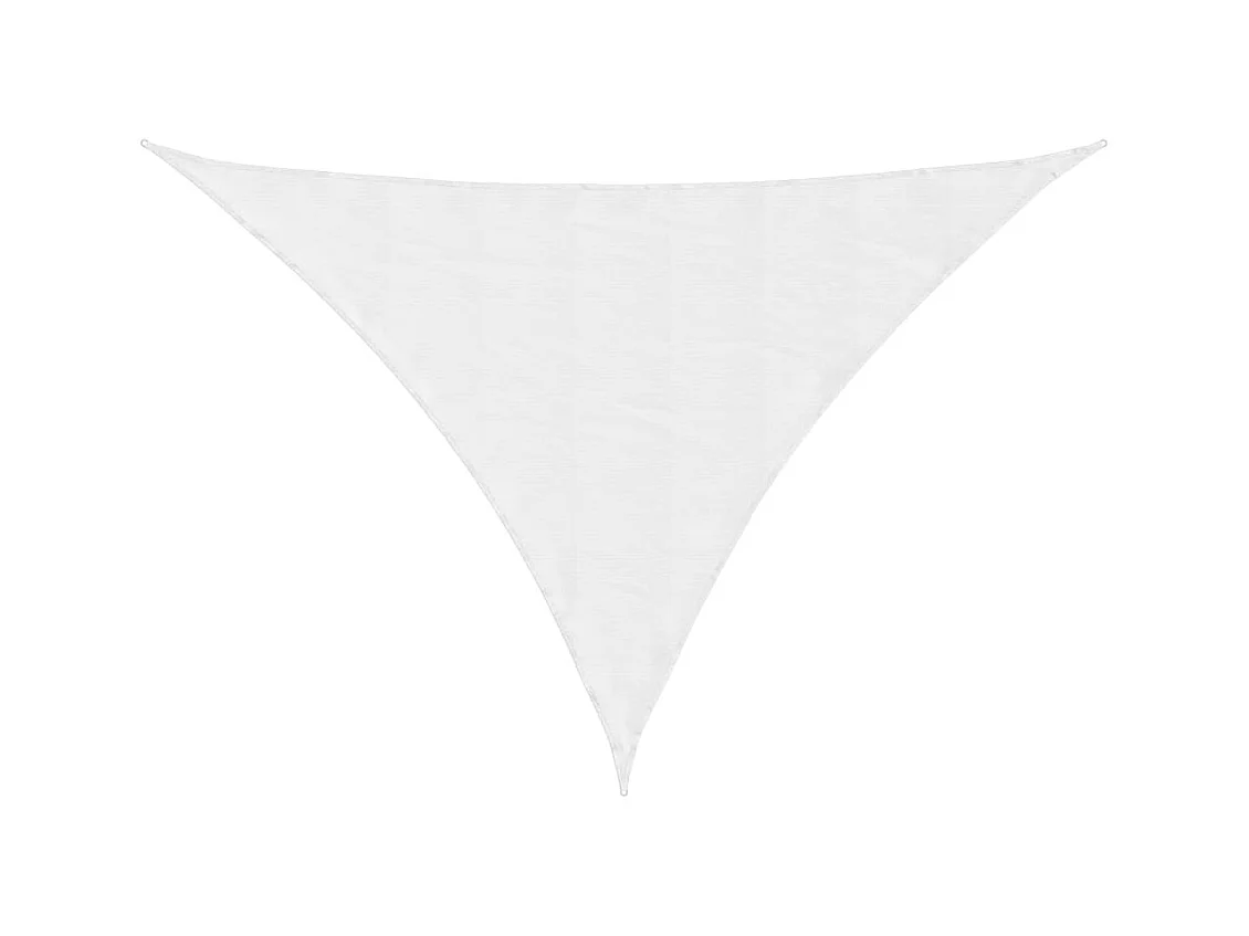 Toldo de vela poliéster oxford 100% blanco 7x5x5 m