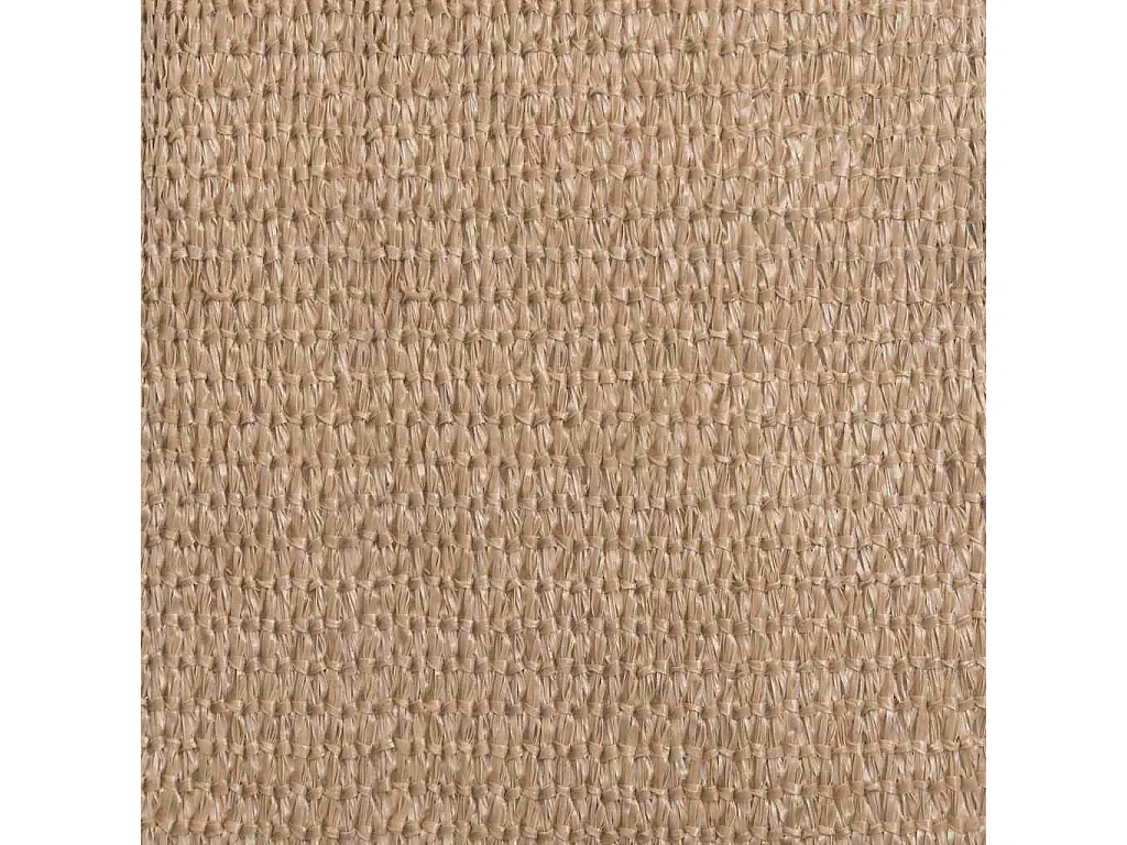 Para-sol estilo vela 160 g/m² 6x7 m em PEAD cinzento-acastanhado para proteção solar