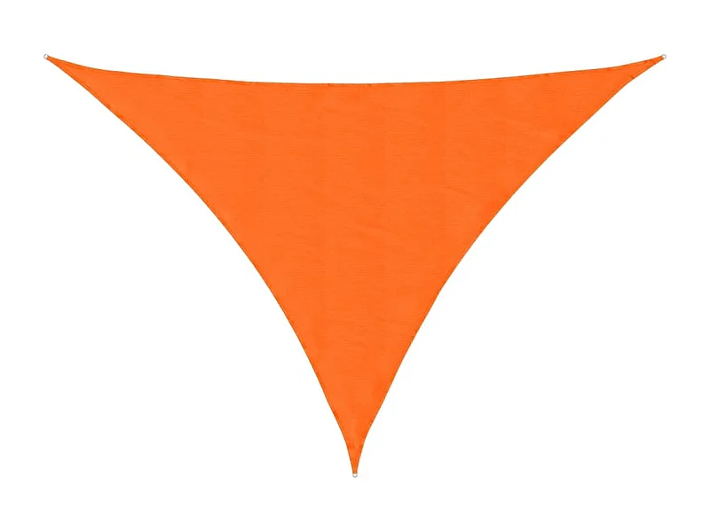 Toldo de vela triangular tela Oxford naranja 3x3x4,24 m
