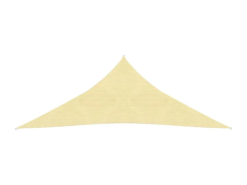 Sonnensegel HDPE Dreieckig 5x5x5 m Beige