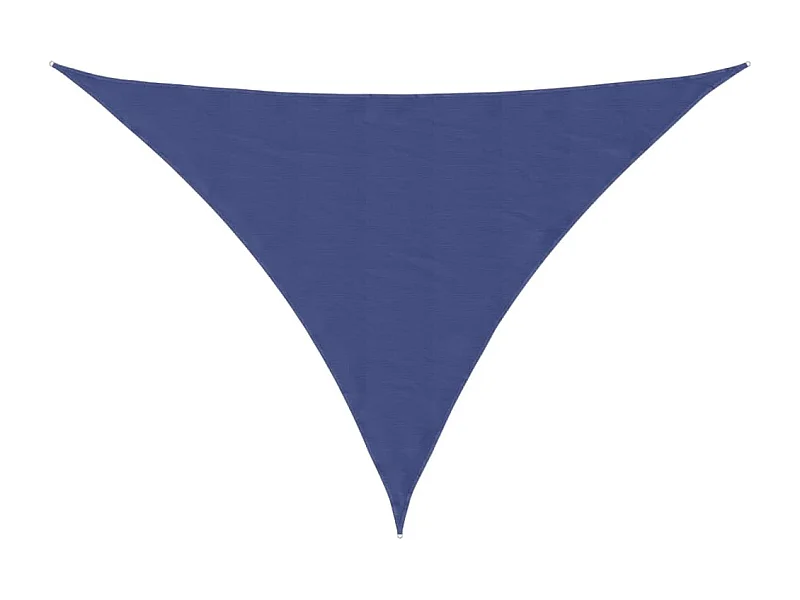 Toldo de vela triangular tela Oxford azul 3x4x4 m