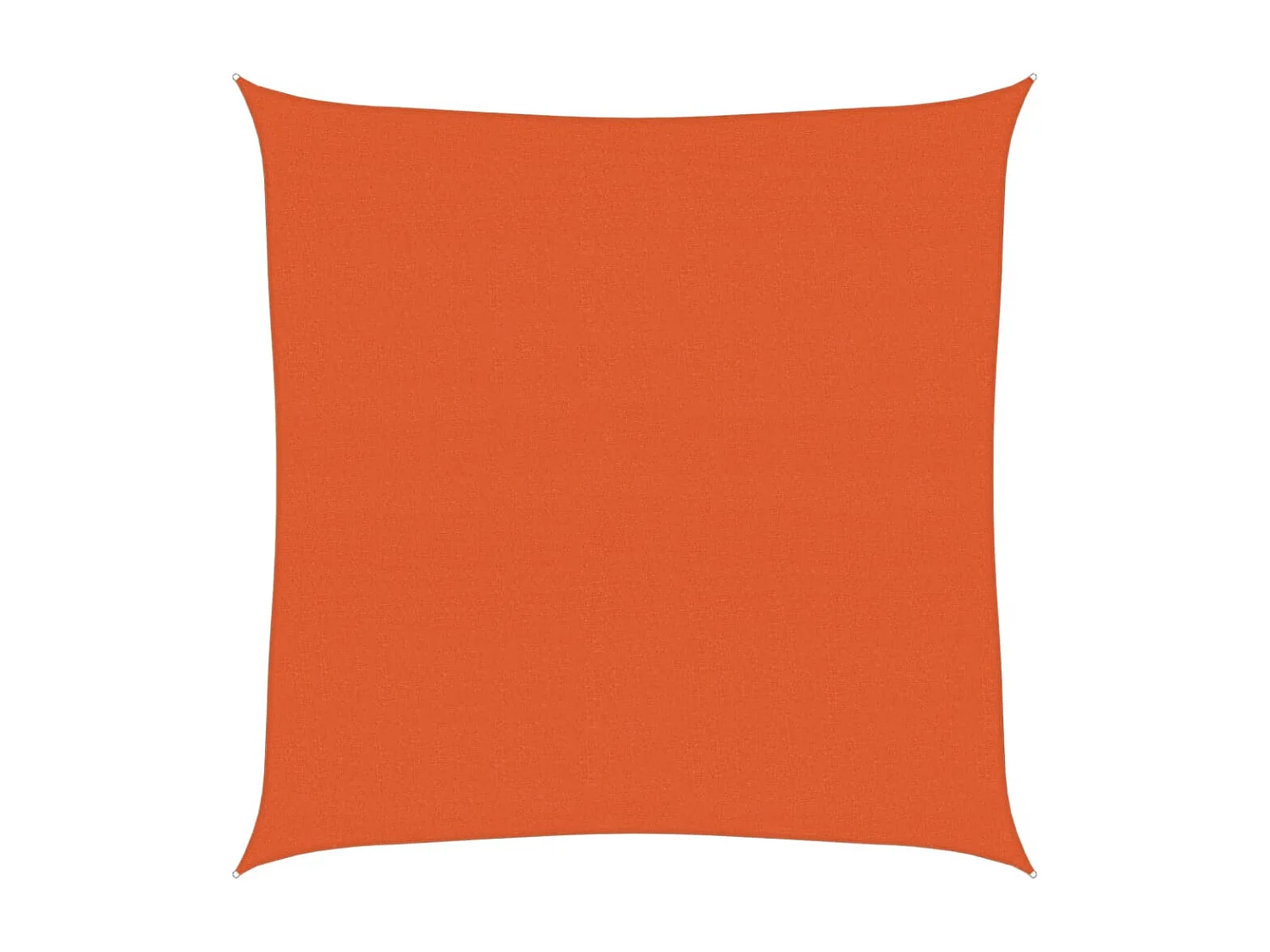 Para-sol Quadrado Laranja 4x4m em PEAD - Proteção Solar e Estilo para Seu Espaço Externo