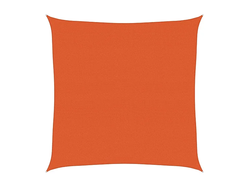Para-sol Quadrado Laranja 4x4m em PEAD - Proteção Solar e Estilo para Seu Espaço Externo