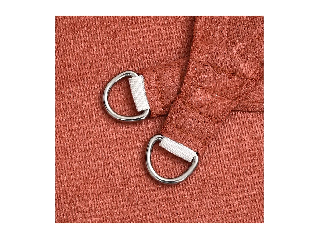 Toldo de vela HDPE terracota 160 g/m² 3x6 m