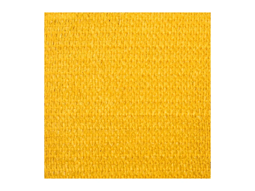 Toldo de vela trapecio HDPE amarillo 160 g/m² 4/5x3 m