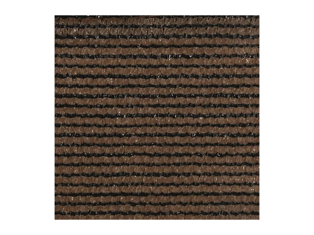 Para-sol estilo vela PEAD castanho 2,5x5 m com proteção UV