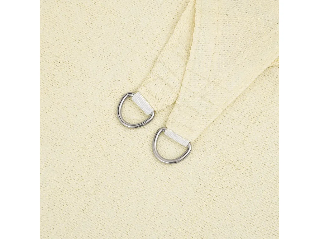 Sonnensegel HDPE Rechteckig 2x4 m Creme