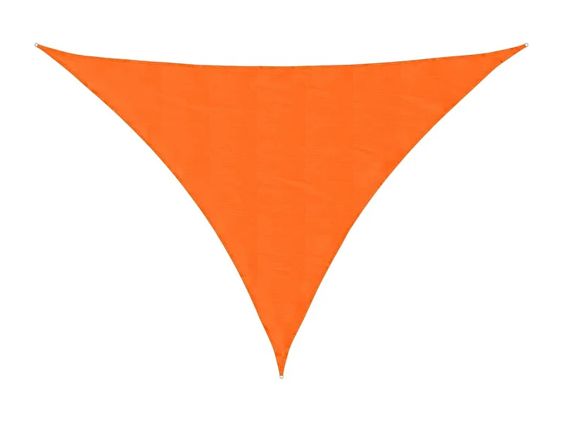 Toldo de vela triangular tela Oxford naranja 2,5x2,5x3,5 m