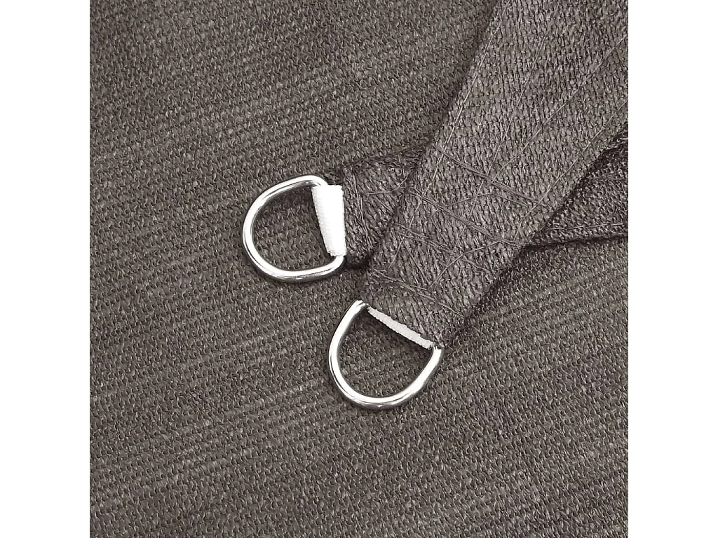 Sonnensegel HDPE Rechteckig 2x4 m Anthrazit