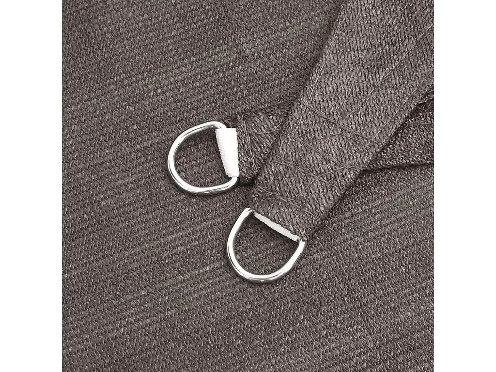 Sonnensegel HDPE Dreieckig 5x5x5 m Anthrazit