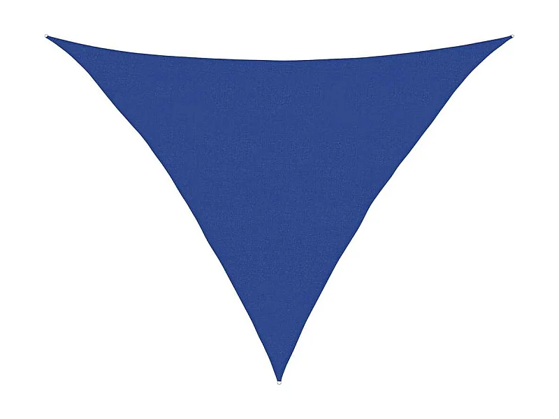 Para-sol Triangular Azul 5x5x6 m em PEAD - Alta Durabilidade e Proteção UV