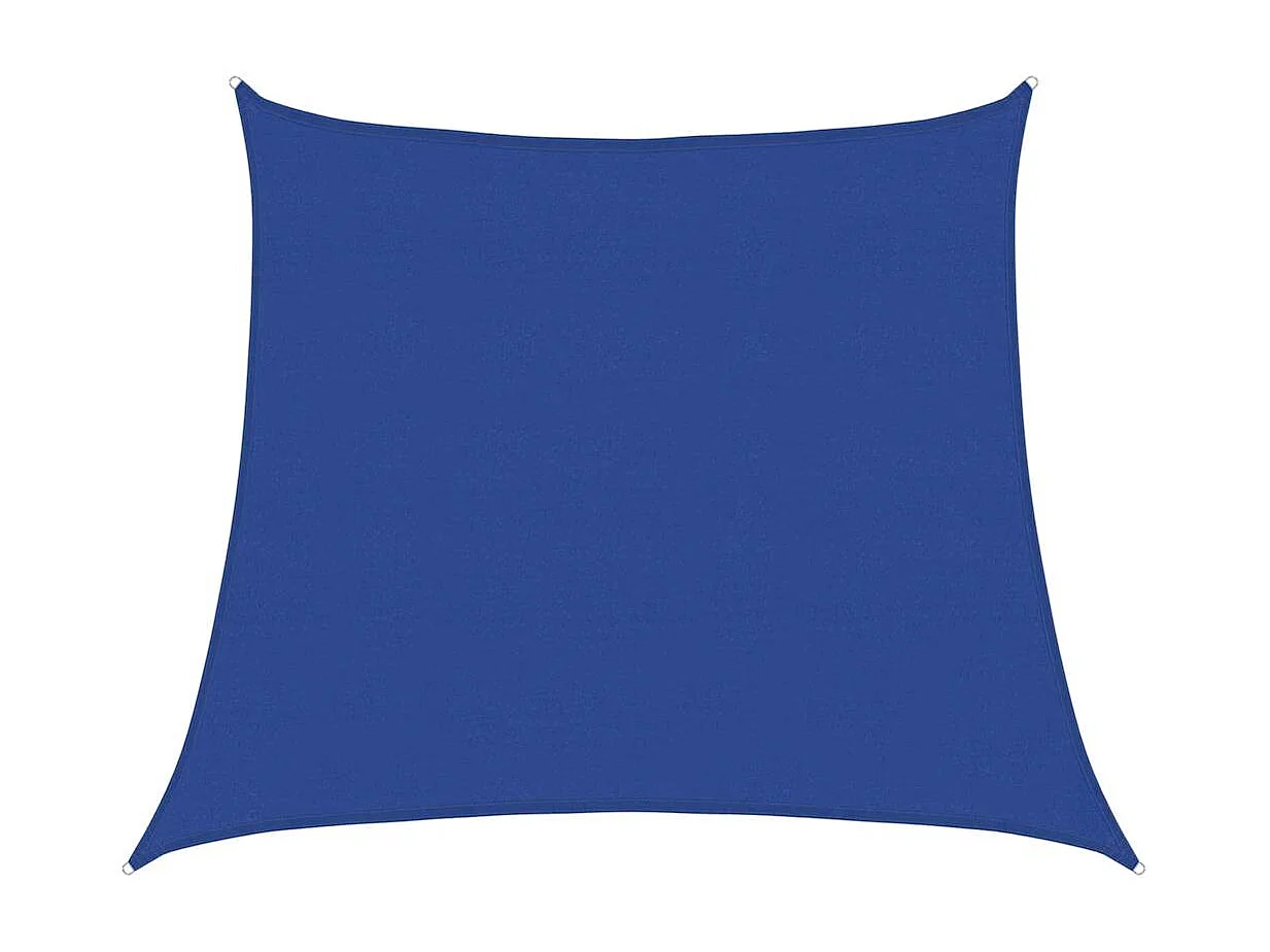 Para-sol Trapézio Azul 4x4 m em PEAD - Proteção UV e Resistência