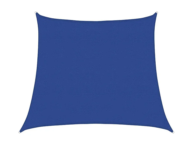 Para-sol Trapézio Azul 4x4 m em PEAD - Proteção UV e Resistência