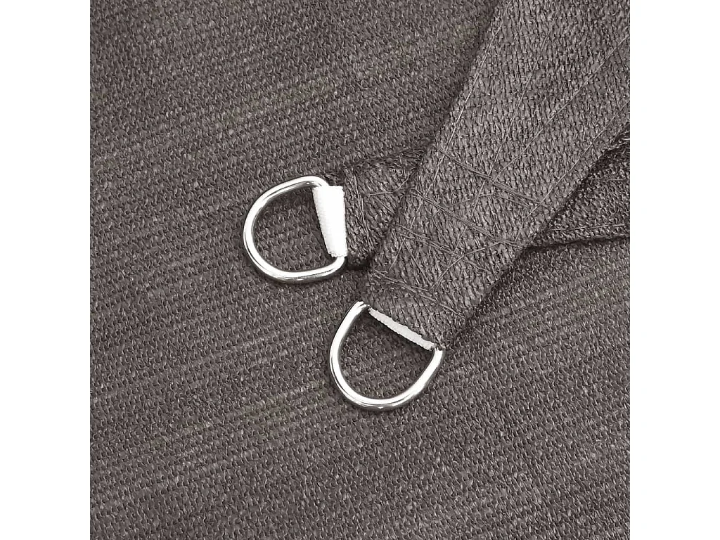 Sonnensegel HDPE Quadrat 3,6x3,6 m Anthrazit