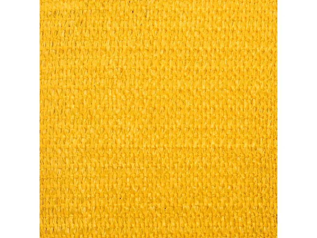 Para-sol Triangular Amarelo 4x5x5 m em PEAD - Alta Durabilidade e Proteção UV