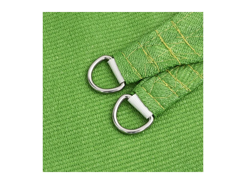 Para-Sol Estilo Vela Verde-Claro 3x5m em PEAD - Proteção Solar e Ventilação Eficiente