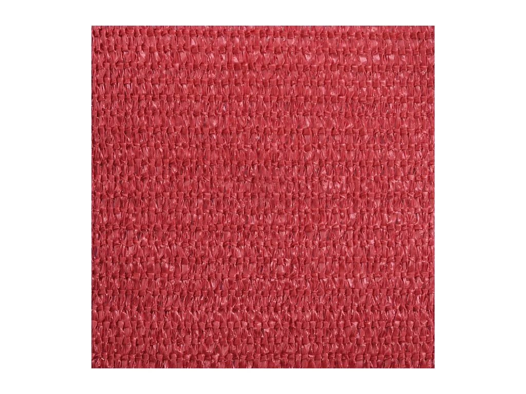 Toldo de vela rojo HDPE 160 g/m² 2,5x2,5 m