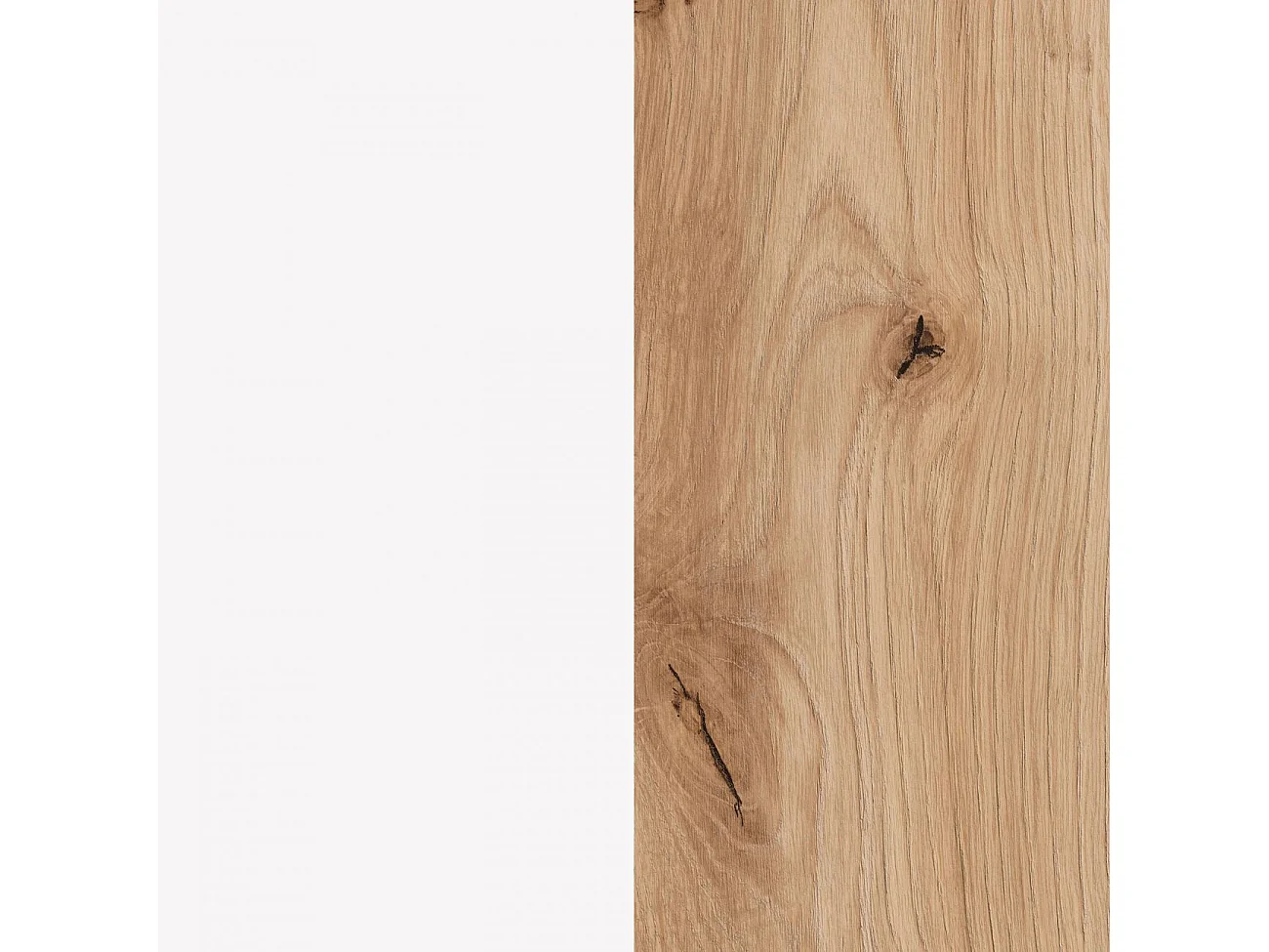 Estantería Dess Blanco Artik (Blanco Mate) - Roble Nodi