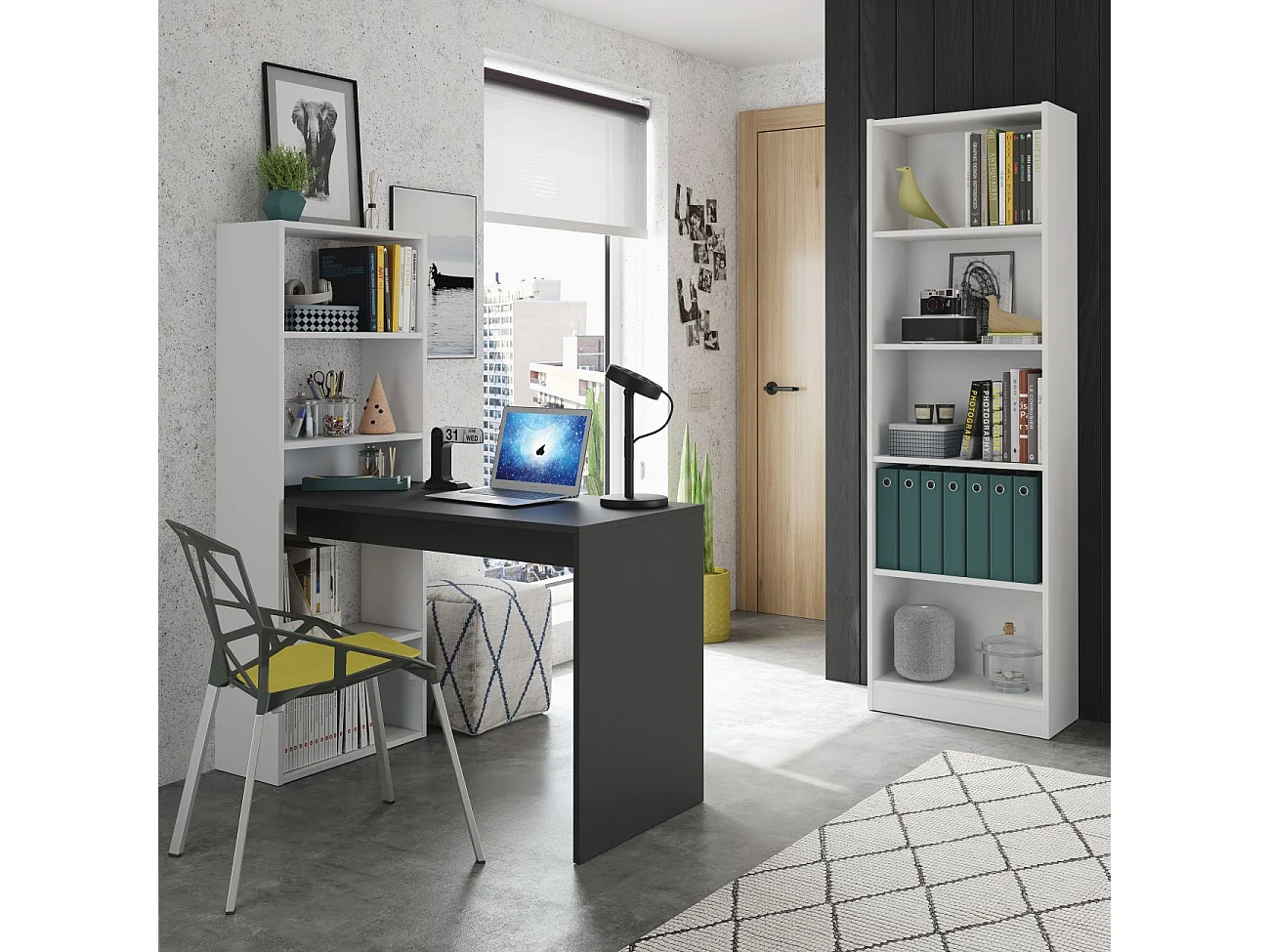 Estantería juvenil Smile Blanco Artik (Blanco Mate)