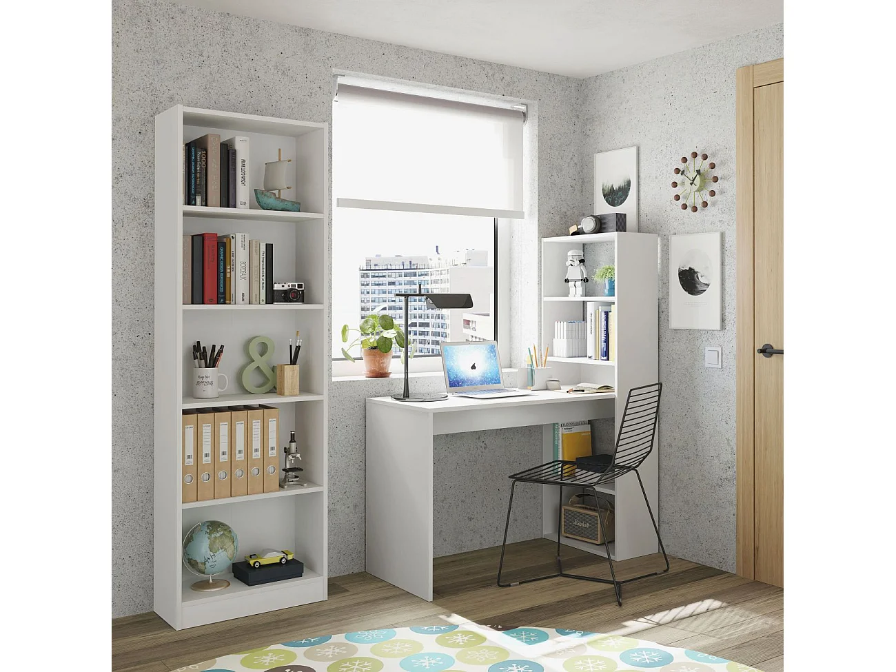 Estantería juvenil Smile Blanco Artik (Blanco Mate)