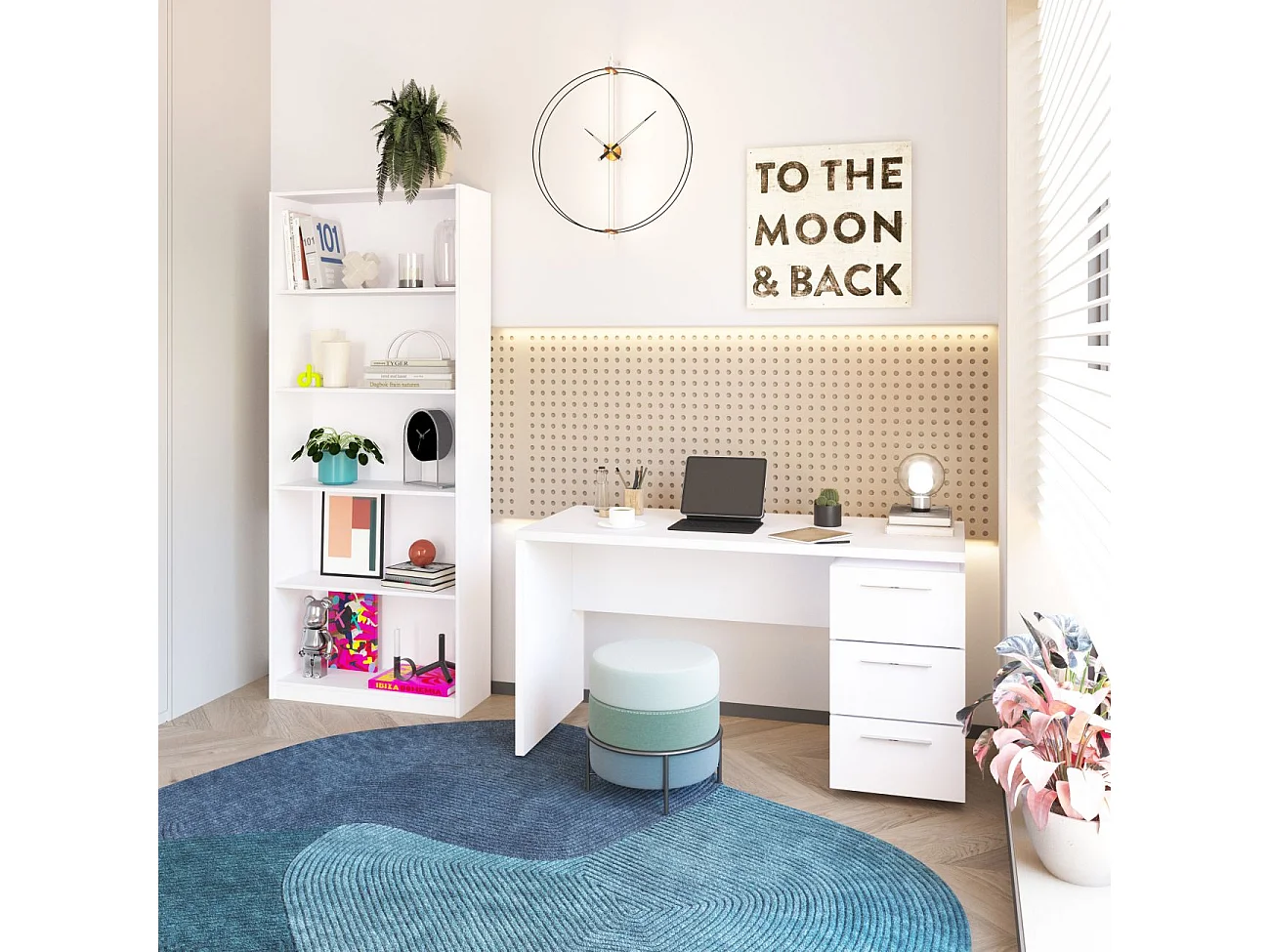 Prateleira Sasha Blanco Artik (Blanco Mate)