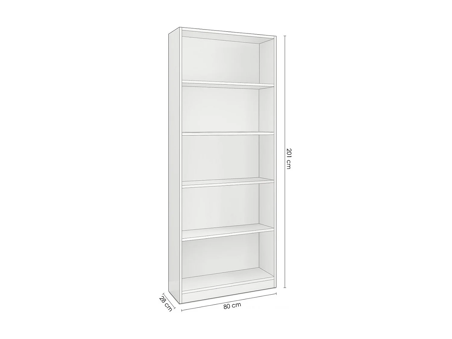 Prateleira Sasha Blanco Artik (Blanco Mate)