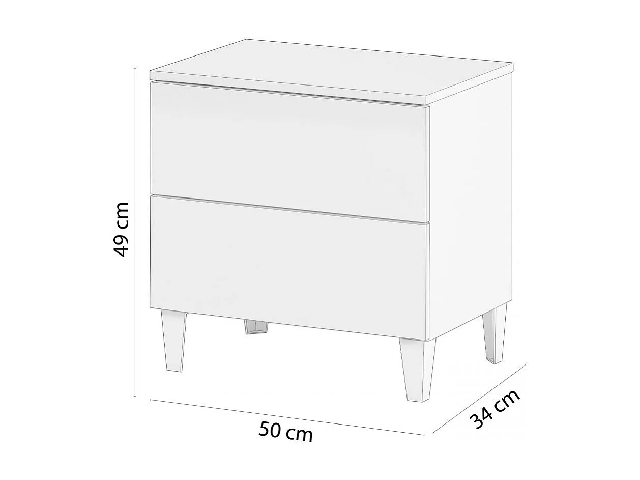 Mesa de cabeceira Plex