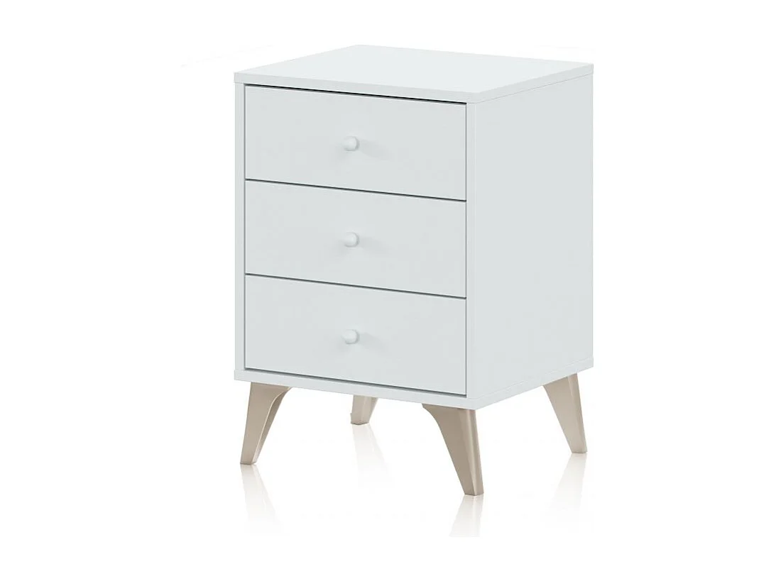 Mesita noche Iconic Blanco Artik (Blanco Mate)