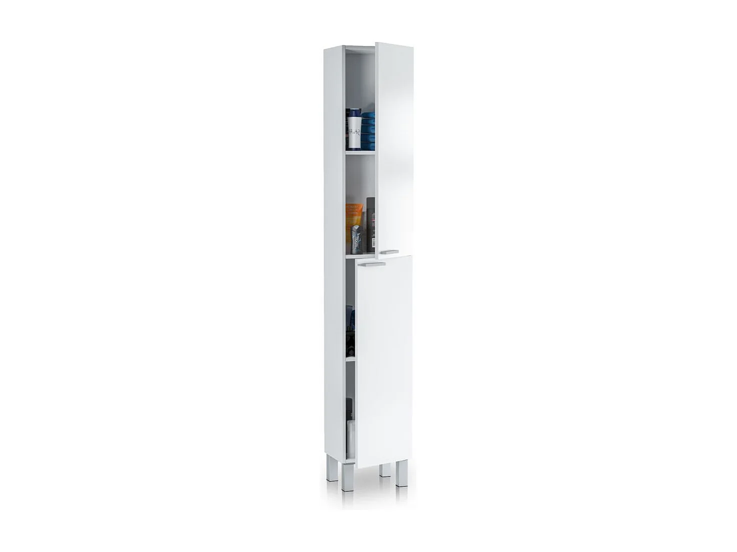 Columna de baño Inspire 2 puerta Blanco Brillo