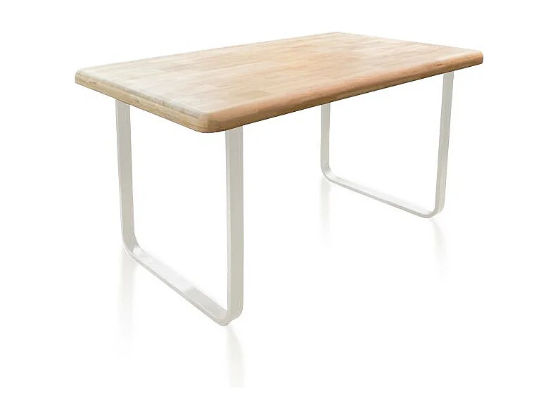 Mesa de comedor Haruna Blanco - Roble