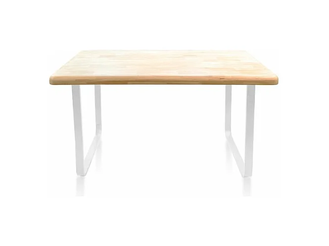 Mesa de comedor Haruna Blanco - Roble