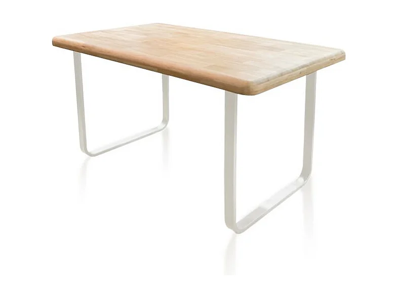 Mesa de comedor Haruna Blanco - Roble