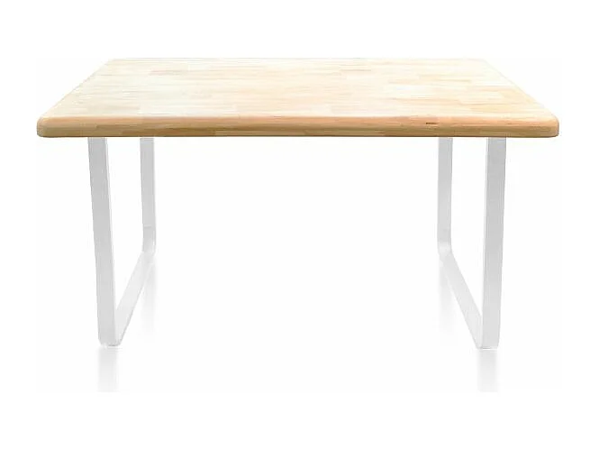 Mesa de comedor Haruna Blanco - Roble