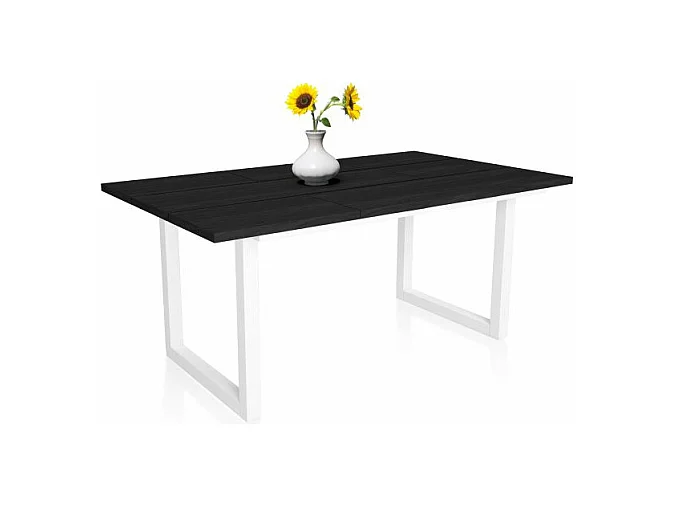 Mesa de comedor Altea 170 Negro Blanco
