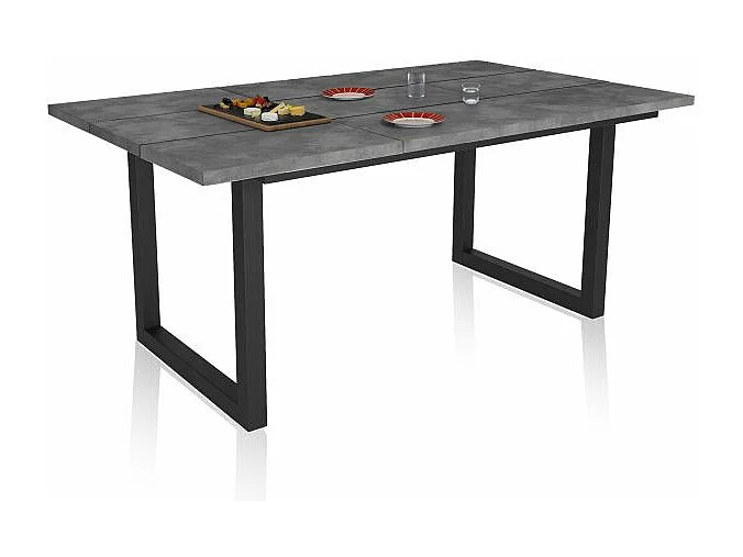 Mesa de comedor Altea 170 Cemento Negro