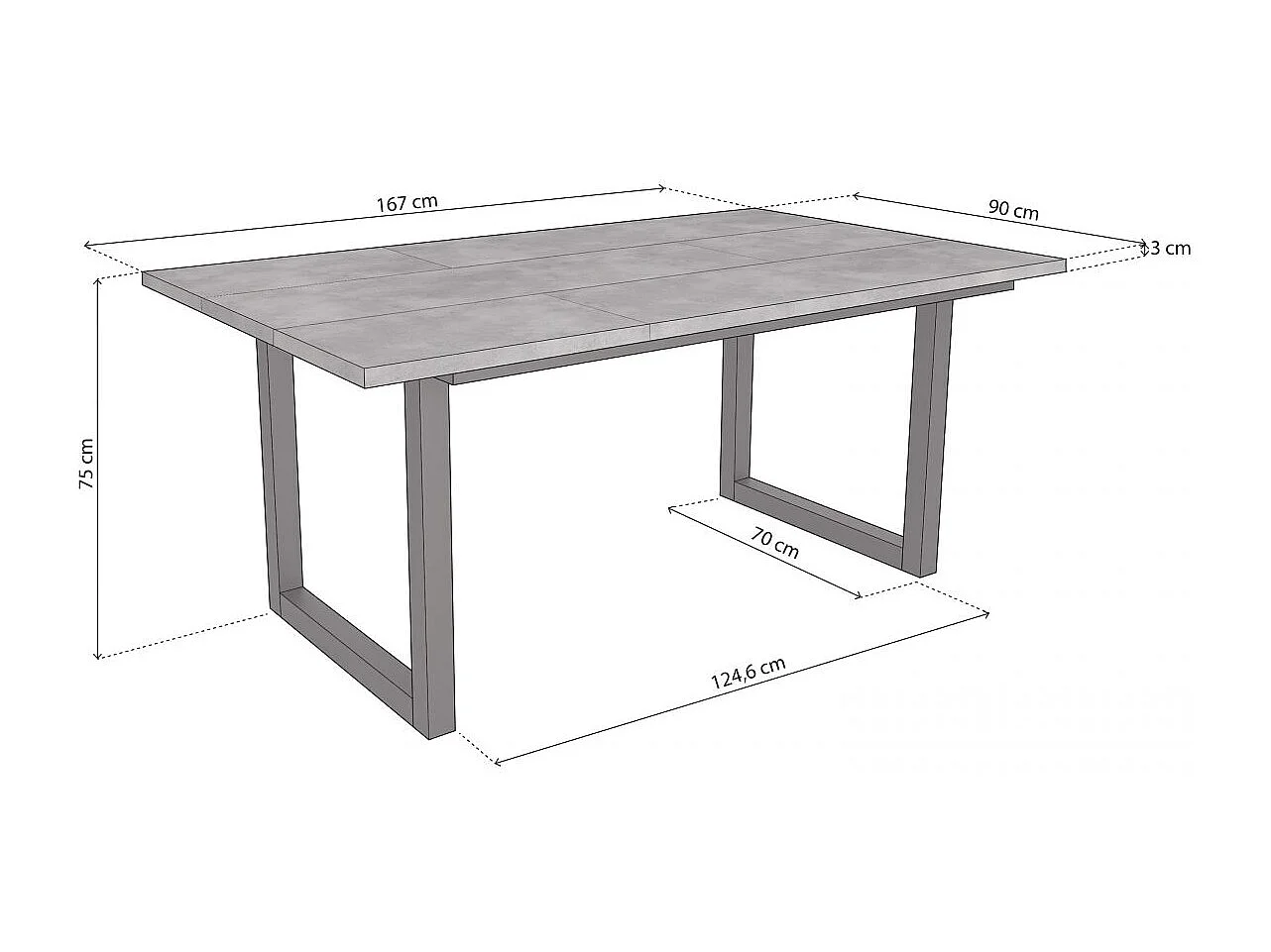 Mesa de jantar Altea 170