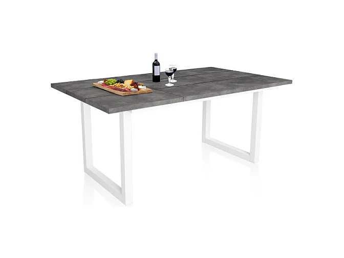 Mesa de comedor Altea 170 Cemento Blanco