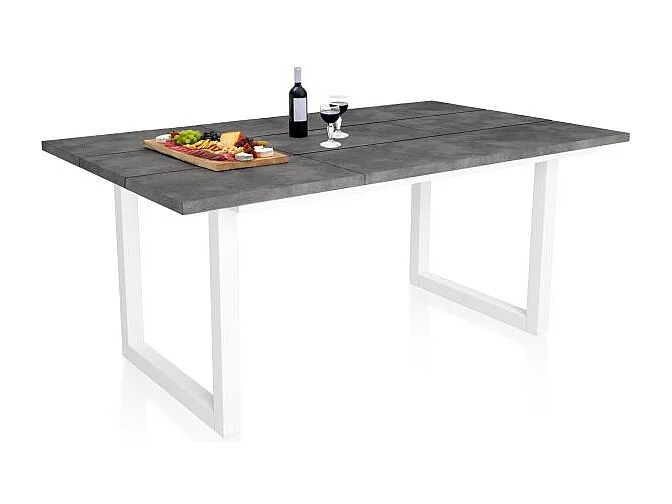 Mesa de comedor Altea 170 Cemento Blanco