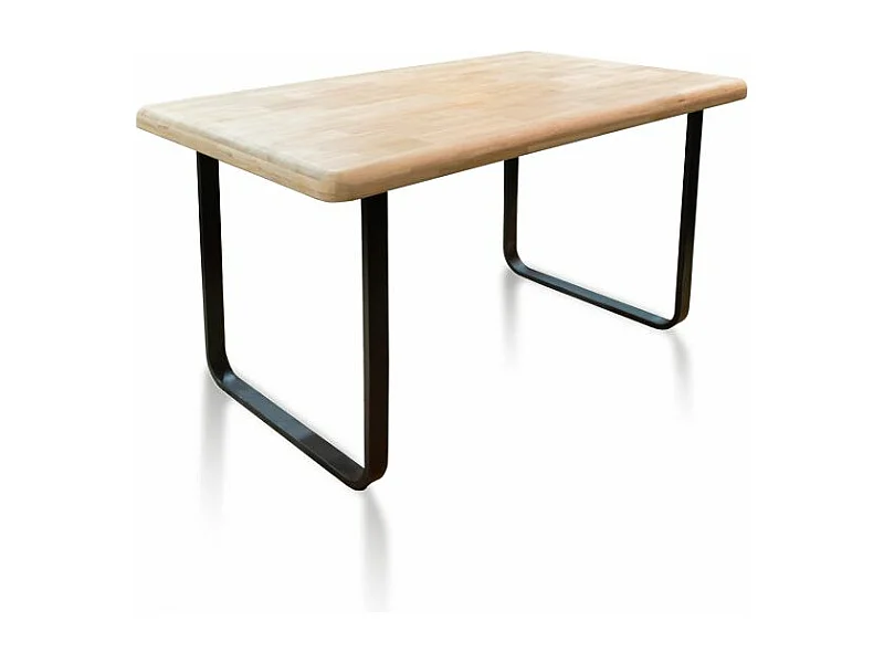 Mesa de comedor Haruna Negro - Roble