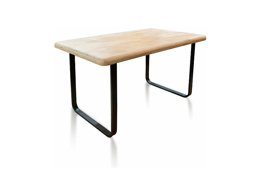 Mesa de comedor Haruna Negro - Roble