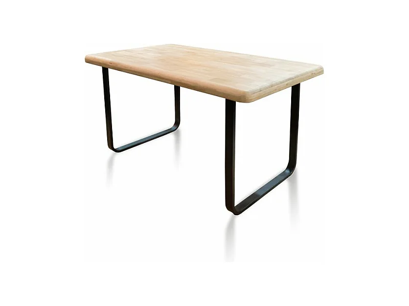 Mesa de comedor Haruna Negro - Roble