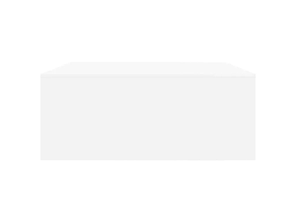 Salontafel met lades 100x100x40 cm wit