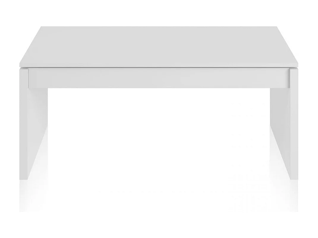 Mesa de centro elevable Evan Blanco Brillo