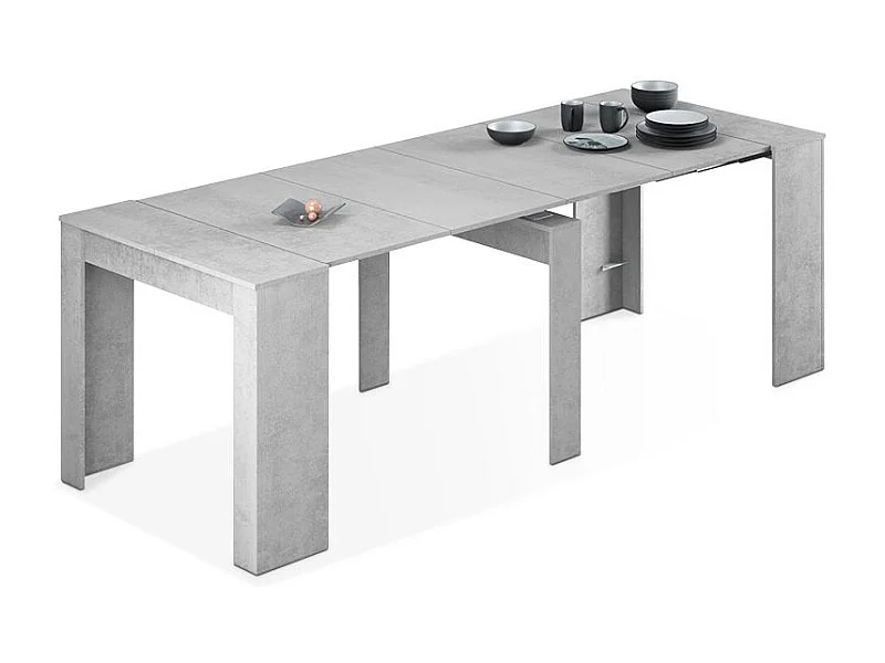 Mesa consola extensible Denis Cemento