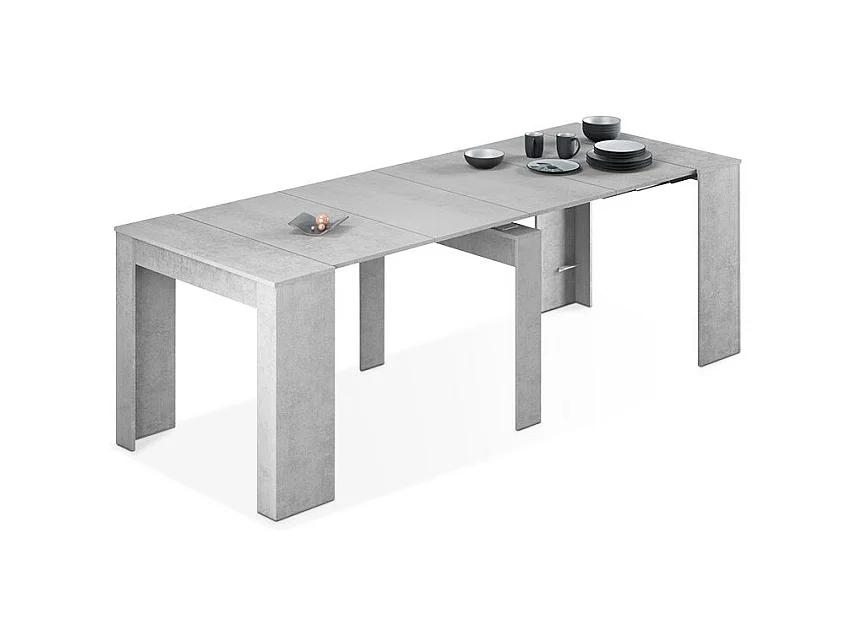 Mesa consola extensible Denis Cemento