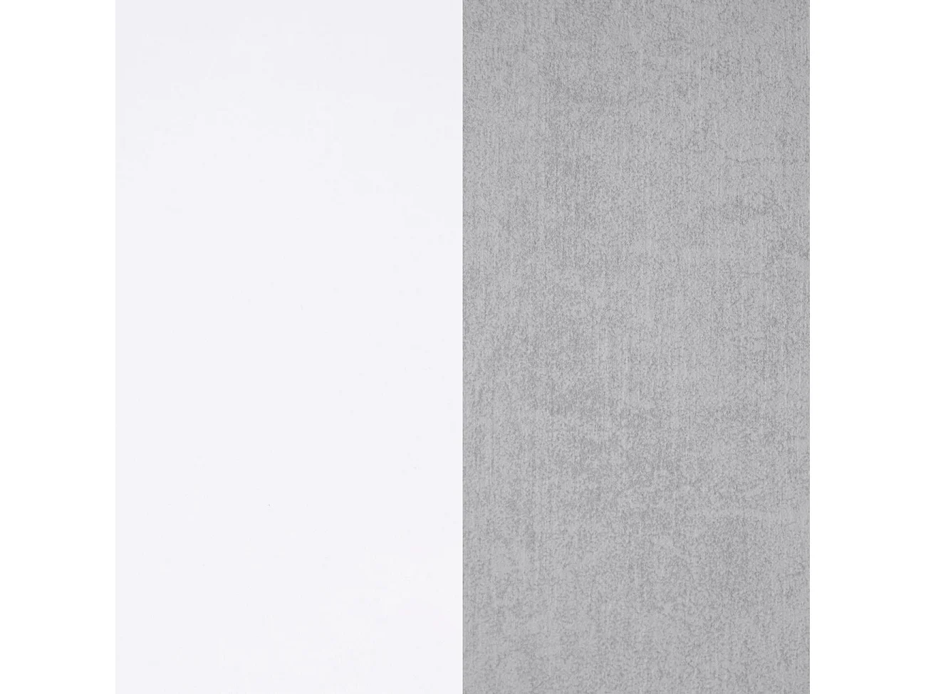 Mueble de recibidor con espejo Derek Blanco Artik (Blanco Mate) - Gris Cemento