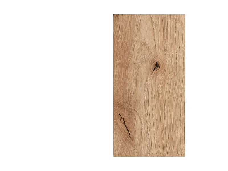 Mueble de recibidor Fiord Blanco Artik (Blanco Mate) - Roble Nodi