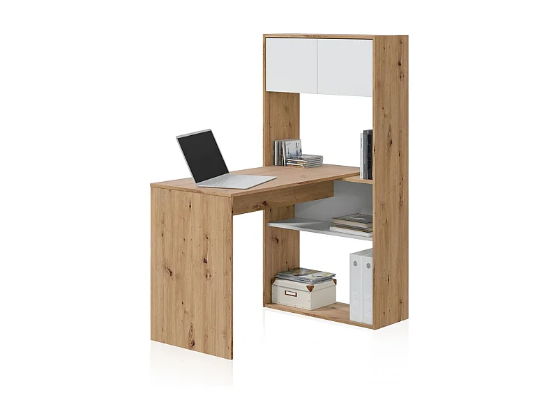 Secretária Dess com prateleiras