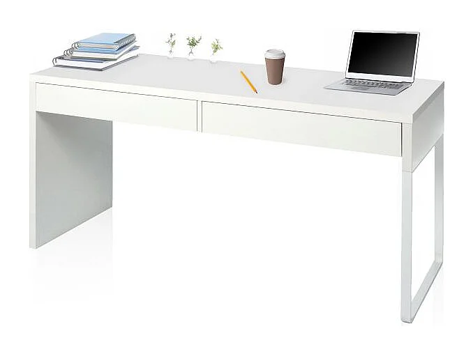 Mesa de escritorio Roxy Blanco Artik (Blanco Mate)