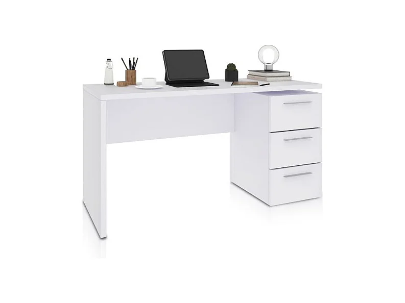 Mesa de escritorio Sasha Blanco Artik (Blanco Mate)